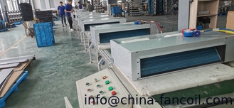 China Bobinas encubiertas horizontales de la fan con el motor de la EC 0-10V proveedor