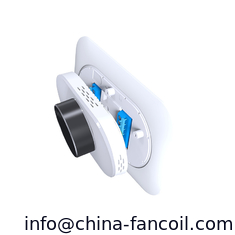 China Termóstato elegante del sitio de pantalla táctil del control del app de WIFI para el tubo de la unidad 2 de la bobina de la fan/la serie de Arcobalecno design/TF-701 proveedor