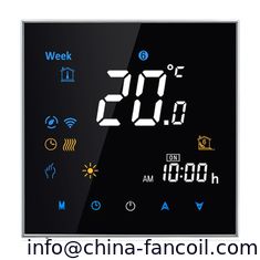 China Termóstato del sitio, control 3A de la pantalla LCD táctil para el modelo elegante programable TH-701/GCW del app de WIFI de la caldera de gas proveedor