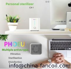 China Mini esterilizador del purificador y del aire con la desinfección UVC del LED y el photocatalysis activo de la purificación del carbono PM2.5 y UVC proveedor